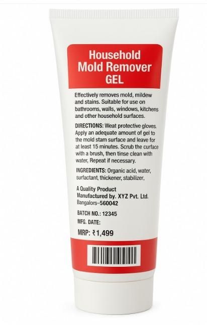 Household Mold Remover Gel 100 ml Pack of 1